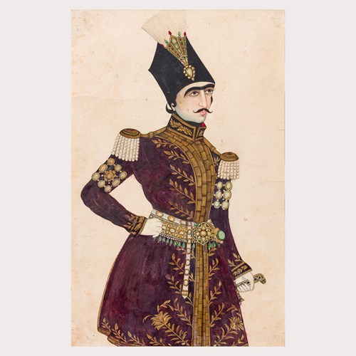 Portrait of a Young Naser Al-Din Shah